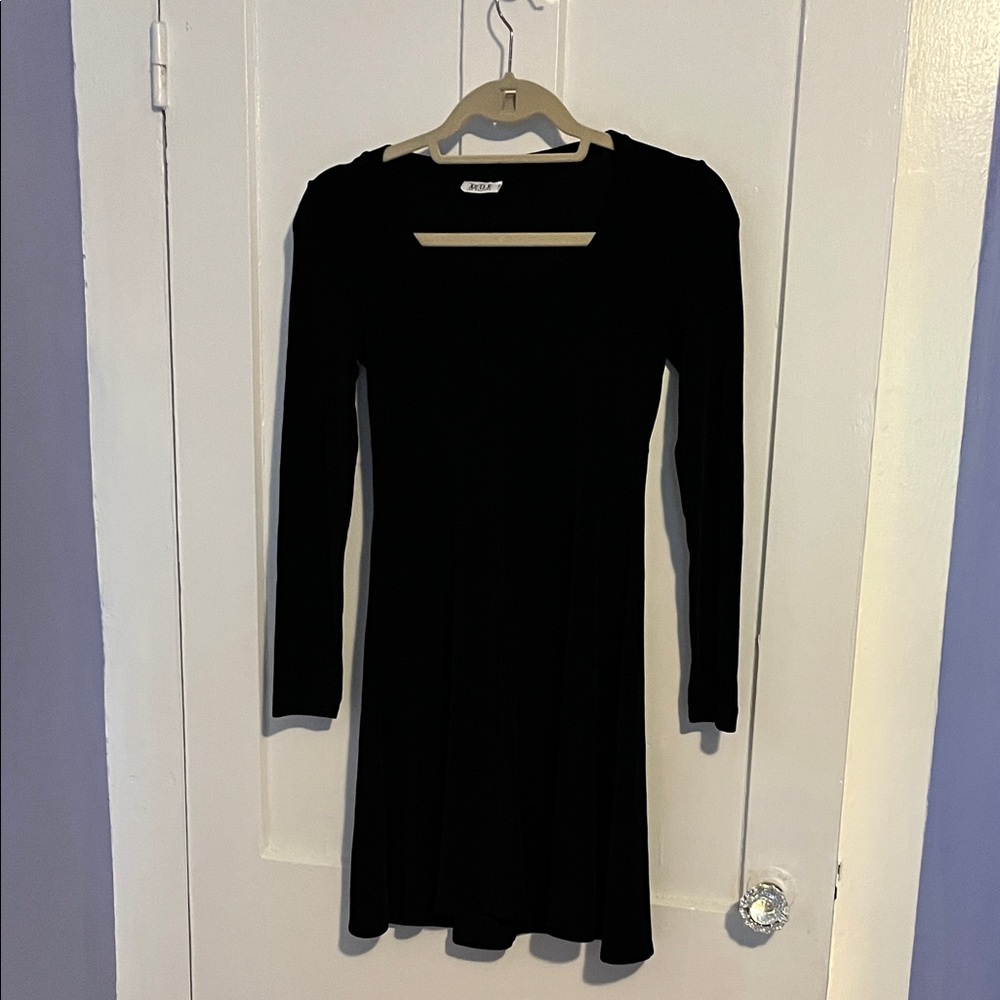 As You Are (Azur) Los Angeles Black Long Sleeve Dress